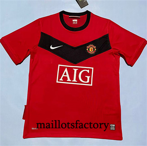 Maillot du Retro Manchester United 2009-10 Domicile