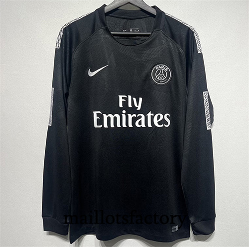 Maillot du Retro PSG 2017-18 Third Manche Longue