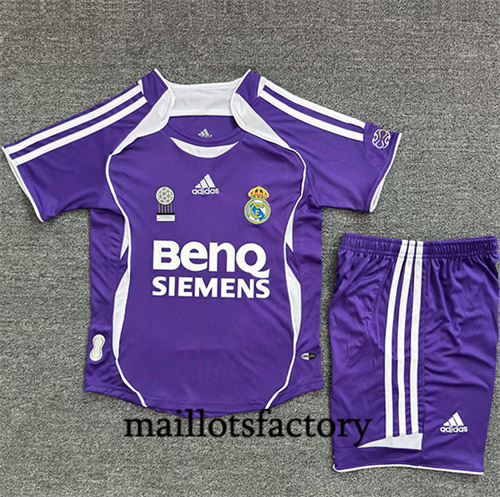 Maillot du Retro Real Madrid Enfant 2006-07 Third