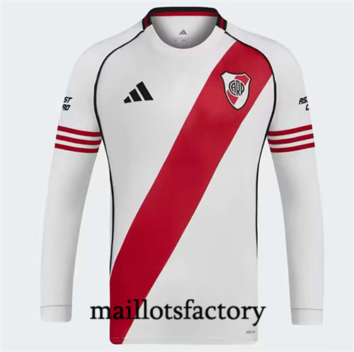 Maillot du River Plate 2025/26 Domicile Manche Longue
