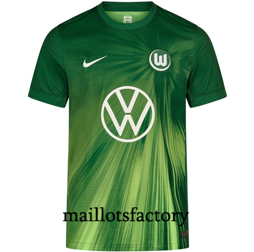 Maillot du VfL Wolfsburg 2025/26 Domicile Vert
