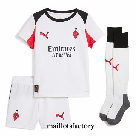 Maillot du AC Milan Enfant 2025/26 Exterieur
