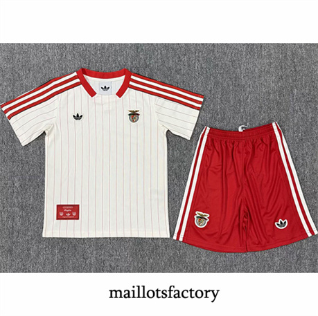 Maillot du Benfica Enfant 2025/26 Blanc