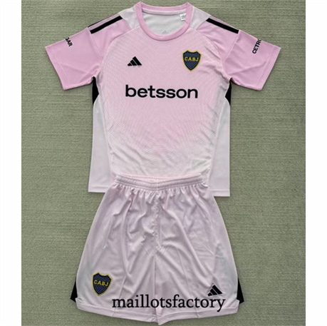 Maillot du Boca Juniors Enfant 2025/26 Gardien de but Rose