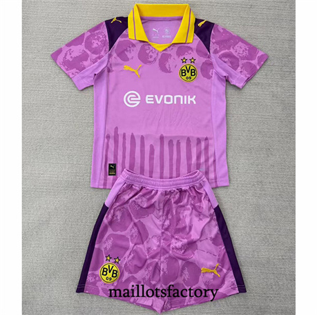 Maillot du Borussia Dortmund Enfant 2025/26 Gardien De But Pourpre