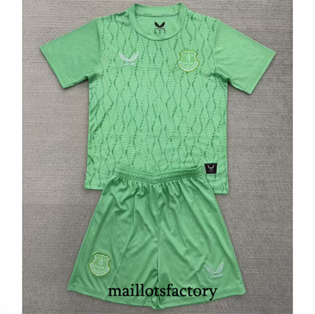 Maillot du Everton Enfant 2025/26 Gardien De But Vert