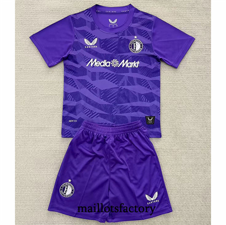Maillot du Feyenoord Enfant 2025/26 Gardien de but Violet