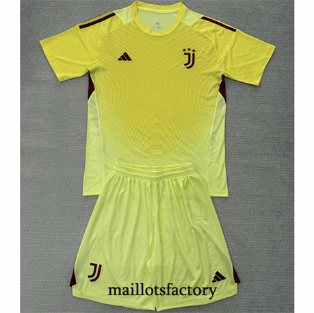 Maillot du Juventus Enfant 2025/26 Gardien de but Jaune
