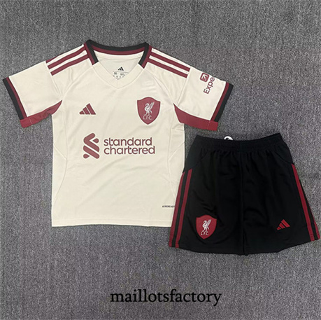 Maillot du Liverpool Enfant 2025/26 Exterieur