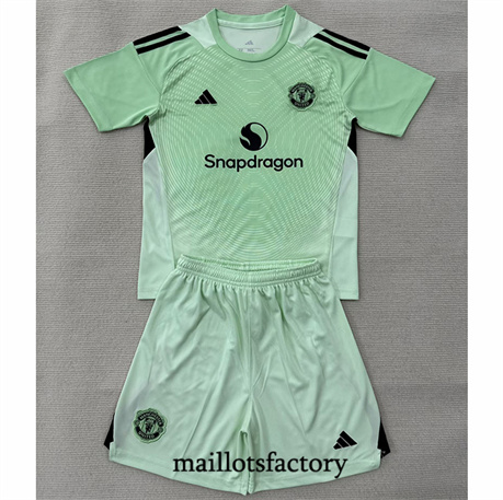 Maillot du Manchester United Enfant 2025/26 Gardien de but Vert
