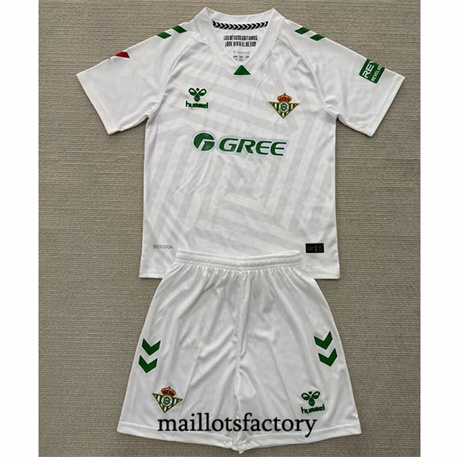 Maillot du Real Betis Enfant 2025/26 Gardien de but Blanc