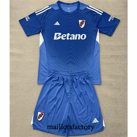 Maillot du River Plate Enfant 2025/26 Gardien de but Bleu