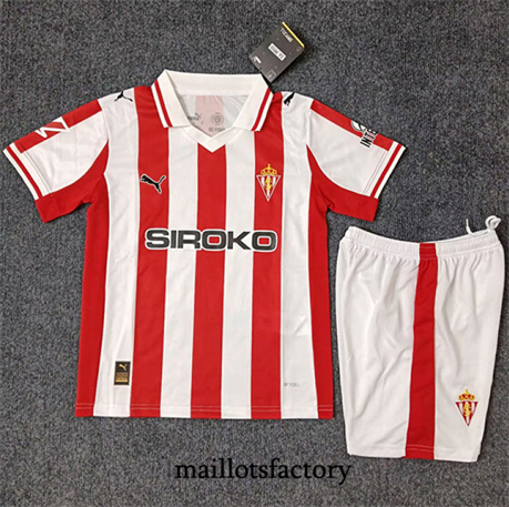 Maillot du Sporting Gijon Enfant 2025/26 Domicile