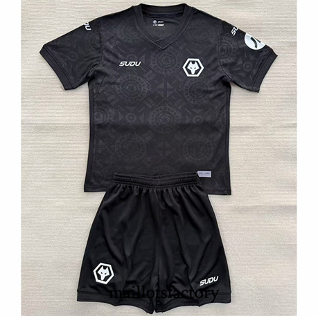 Maillot du Wolverhampton Enfant 2025/26 Gardien de but Noir