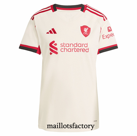 Maillot du Liverpool Femme 2025/26 Exterieur