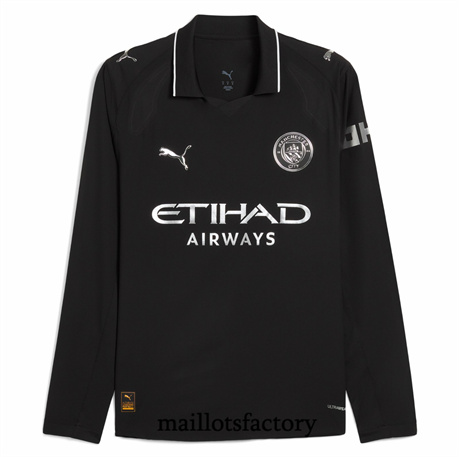Maillot du Manchester City 2025/26 2025/26 Exterieur Manche Longue
