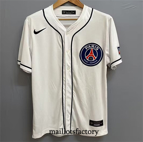 Maillot du PSG 2025/26 baseball Blanc