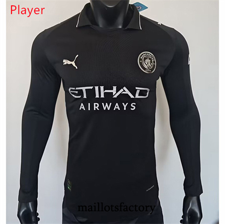 Maillot du Player Manchester City 2025/26 Exterieur Manche Longue