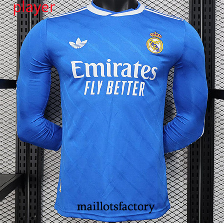 Maillot du Player Real Madrid 2025/26 2025/26 Third Manche Longue