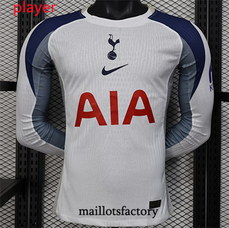 Maillot du Player Tottenham Hotspur 2025/26 2025/26 Domicile Manche Longue