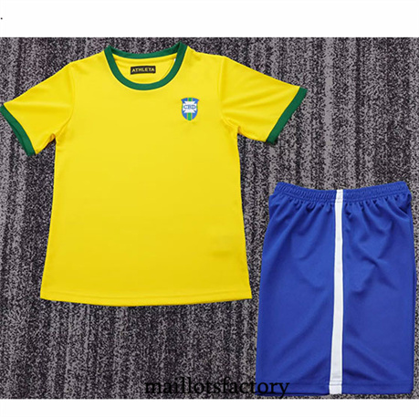 Maillot du Retro Bresil Enfant 1970 Domicile