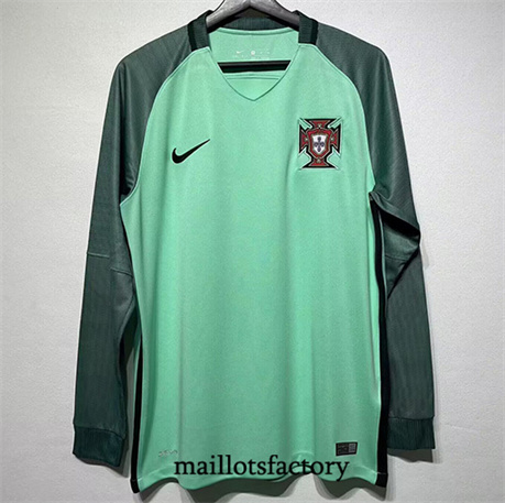 Maillot du Retro Portugal 2016 Exterieur Manche Longue