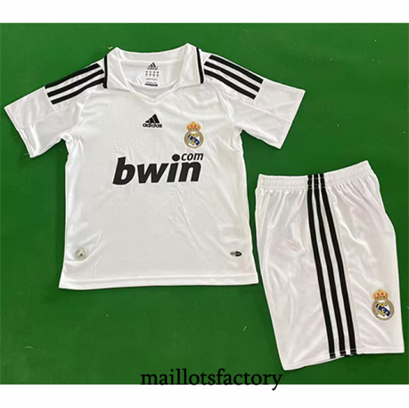 Maillot du Retro Real Madrid Enfant 2008-09 Domicile