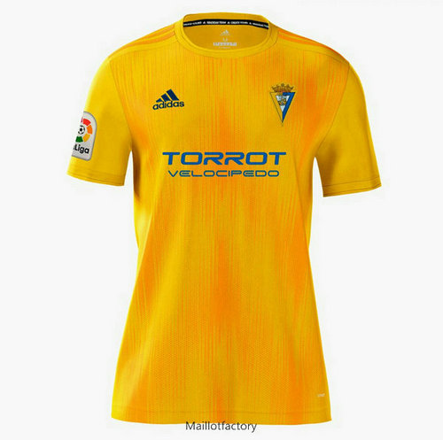 Flocage Maillot du Cadiz CF 2019/20 Domicile Jaune
