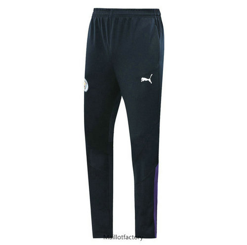 Pas cher Maillot du Pantalon Manchester City 2019/20 Noir/Violet