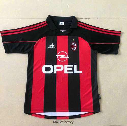 Achat Retro Maillot du AC Milan 2000-02 Domicile