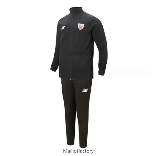 Nouveaux Veste Survetement Athletic Bilbao 2019/20 Noir