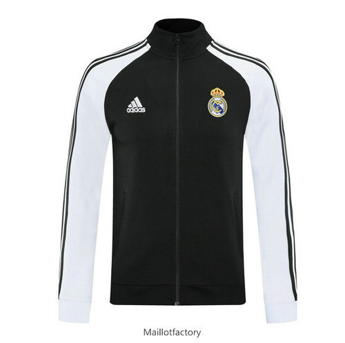 Pas cher Veste Real Madrid 2020/21 Noir/Blanc