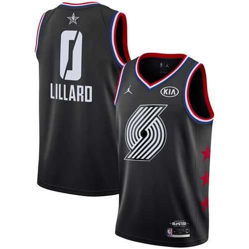 Nouveaux Maillot du Damian Lillard - 2019 All-Star Noir