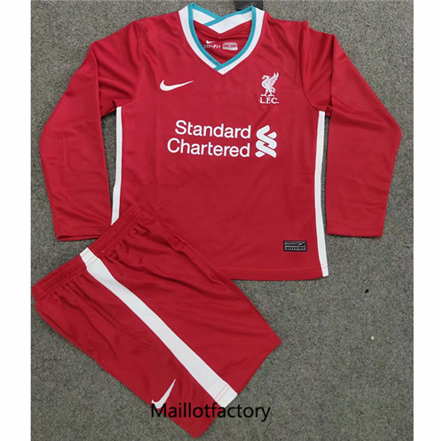 Achat Maillot du Liverpool Enfant 2020/21 Domicile Manche Longue