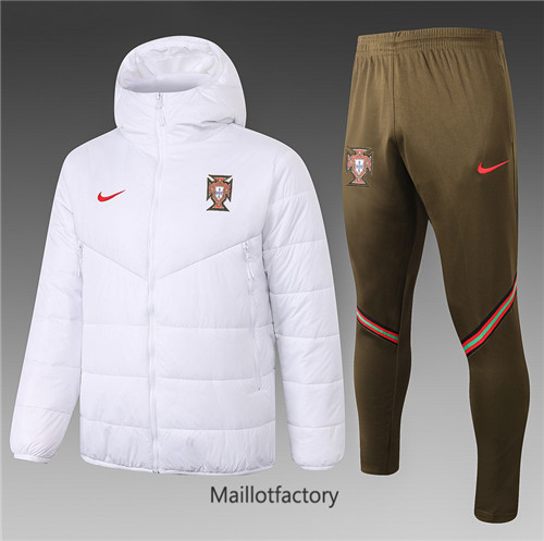 Achat Doudoune de foot portugal 2020/21 Blanc
