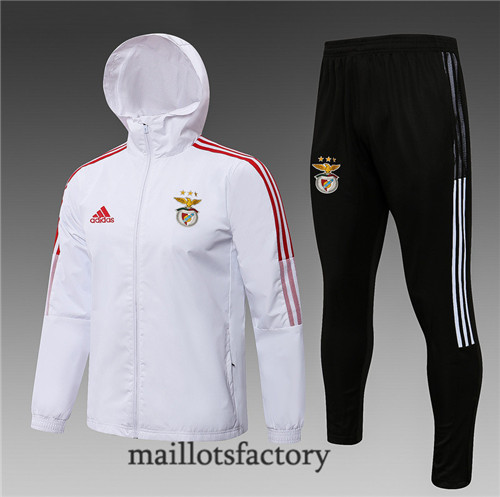 Achat Survetement Coupe vent Benfica 2021/22 Blanc