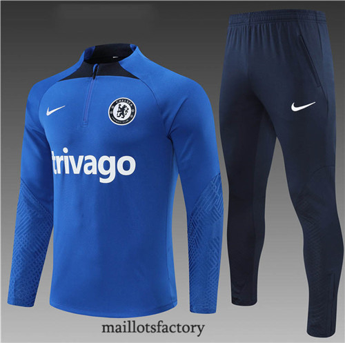 Achat Survetement Enfant du foot Chelsea 2022/23 Bleu y691