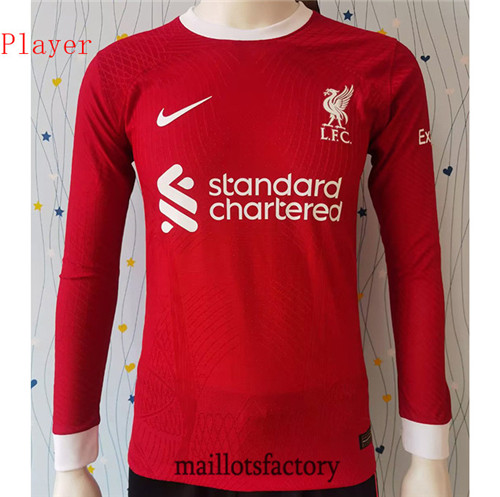 Achat Maillot du Player Liverpool 2023/24 Domicile Manche Longue