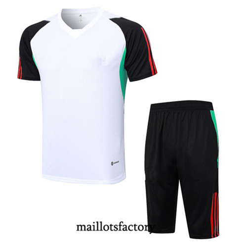 Kit d'entrainement Maillot du Manchester United + Short 2023/24 Blanc factory 0497