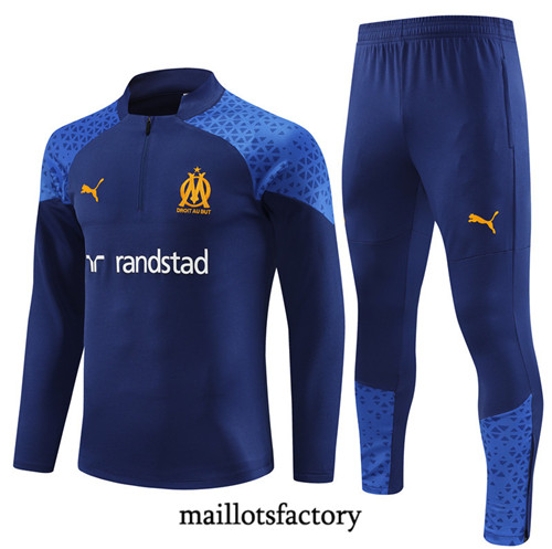 Achat Maillot Survetement de foot Marseille 2023/24 Bleu Marine factory 0928