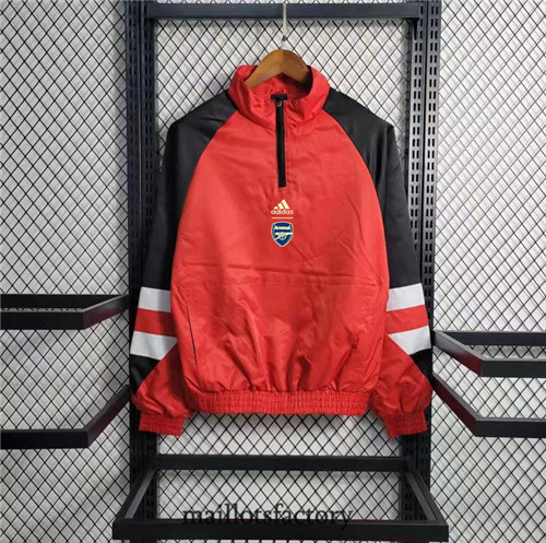 Achat Maillot du Coupe Vent Arsenal 2023/24 Rouge factory 1390