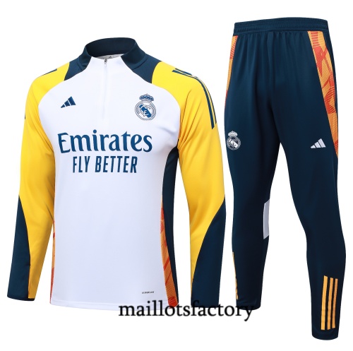 Site Survetement Enfant Real Madrid 2024/25 Blanc