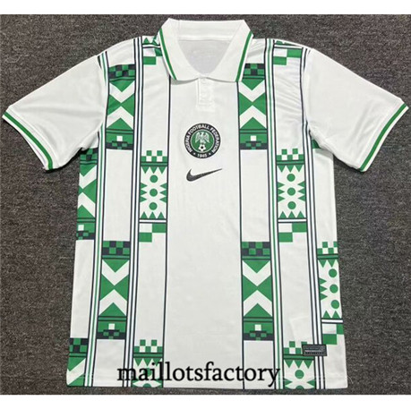 Maillotsfactory 3421 Maillot du Nigeria 2024/25 Exterieur Blanc