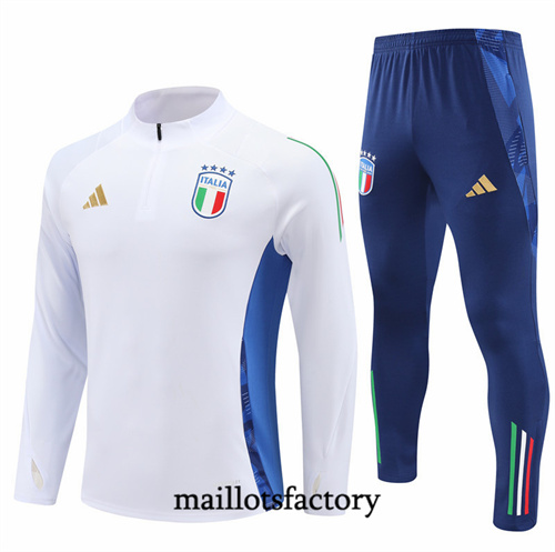 Grossiste Survetement Italie 2024/25 Blanc