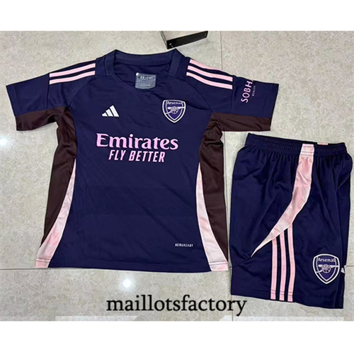 Nouveau Maillot du Arsenal Enfant 2024/25 Training Pourpre