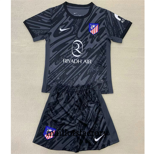Achat Maillot du Atletico Madrid Enfant 2024/25 Gardien De But Noir