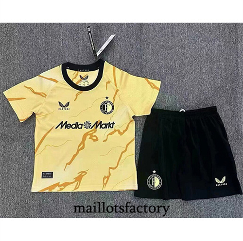 Achetez Maillot du Feyenoord Enfant 2024/25 Jaune