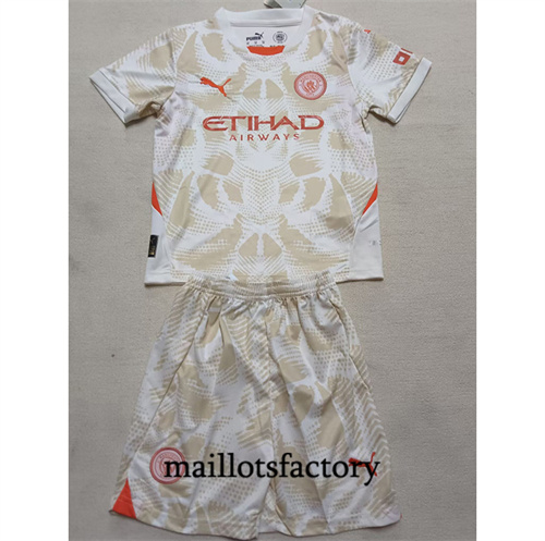 Nouveau Maillot du Manchester City Enfant 2024/25 Gardien De But