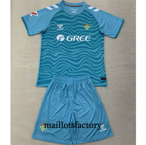 Grossiste Maillot du Real Betis Enfant 2024/25 Gardien De But Bleu