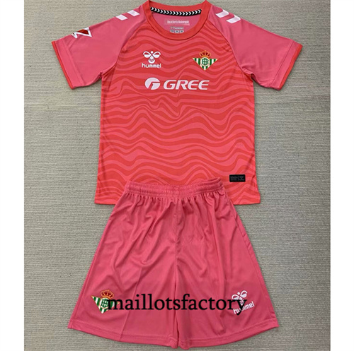Nouveau Maillot du Real Betis Enfant 2024/25 Gardien De But Rose
